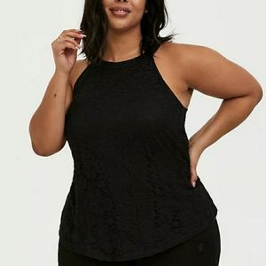 Torrid size 5 black lace goddess tank